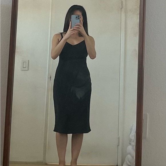 Wilfred Only Satin Slip Midi Dress - Picture 8 of 8